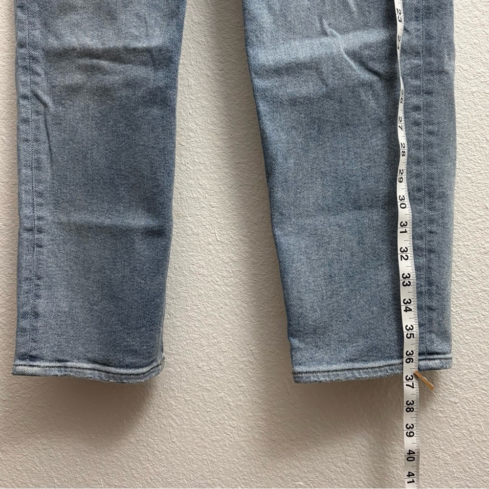 American Eagle AE Mom Straight Jean stretch Women's Jeans size 6 short - Picture 4 of 12